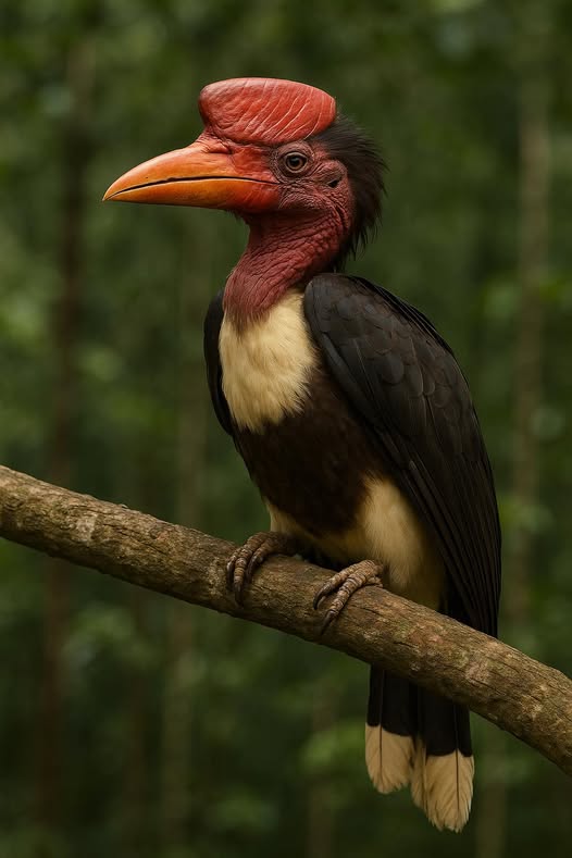 Helmeted Hornbill